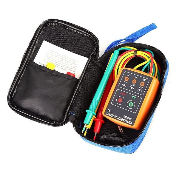 Buy 852B Portable Sequence Tester - 60V-600V AC 3-Phase Rotation Indicator | Fast Shipping & Reliable Performance