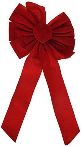 Buy 10 x 12-Inch Red Velvet Bows for Festive Decor | Perfect for Gifts & Events