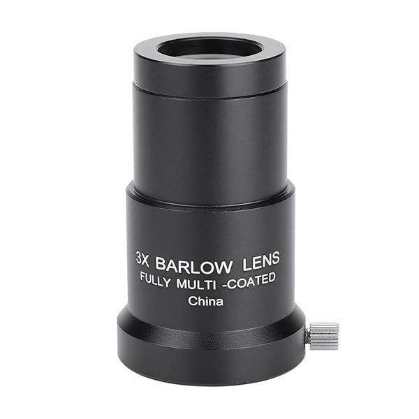 1.25-Inch 3X Optical Glass Telescope Monocular Eyepiece - Multi-Coated Wide View for Astronomy