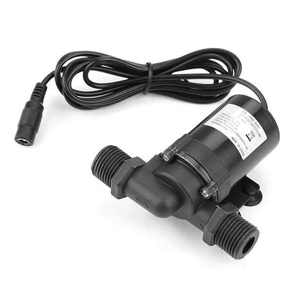Jectse 12V DC Brushless Mini Hot Water Circulation Pump - Low Noise, Strong Suction for Solar Heaters & Aquariums