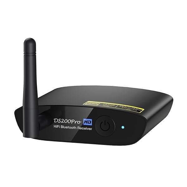 1Mii HiFi Bluetooth 5.3 Music Receiver DS200Pro: LDAC, aptX HD, RCA & Optical Output for Home Stereo