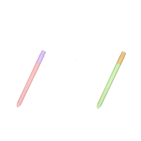 DAYJOY 2-Pack Silicone Sleeve Case for Lenovo Pen 2 & Xiaoxin Stylus - Non-Slip Grip, Dual Color (Pink & Green)