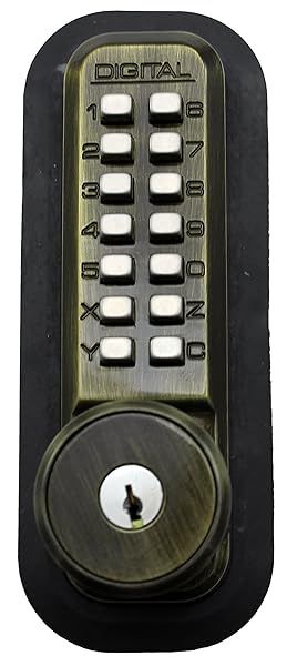 2210ABDCKO Mechanical Keyless Deadbolt: Secure Your Home with Advanced Technology