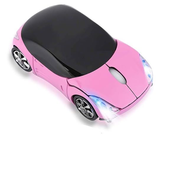 Portable 2.4GHz Optical Mouse - 1600DPI for Mac, Windows, Android & Gaming - Compact Black Design