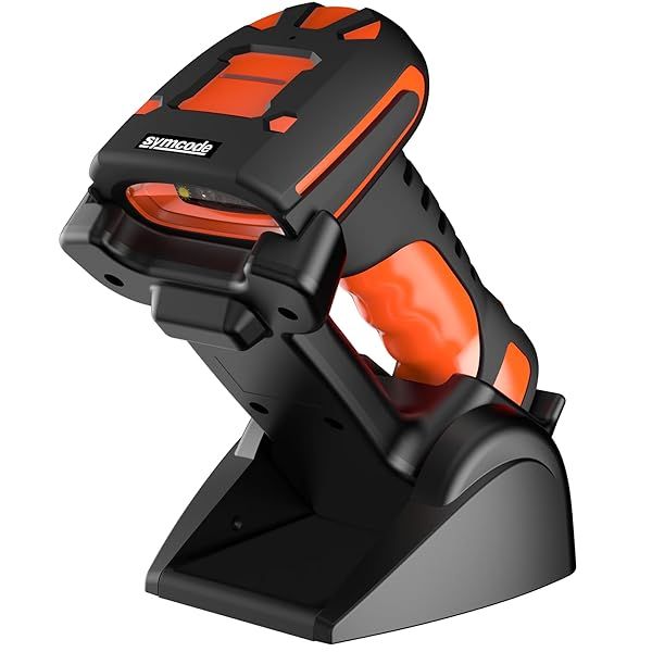 2D Bluetooth Industrial Barcode Scanner: 1800ft Wireless Range for Large Warehouse Scanning
