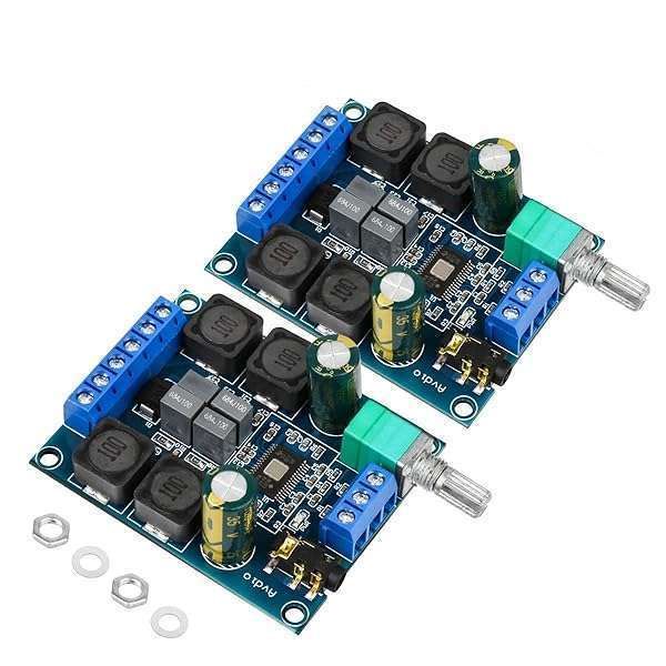 TPA3116D2 Dual Channel Digital Amplifier Board 2x50W - High Power Audio AMP for Home Theater & DIY Speakers