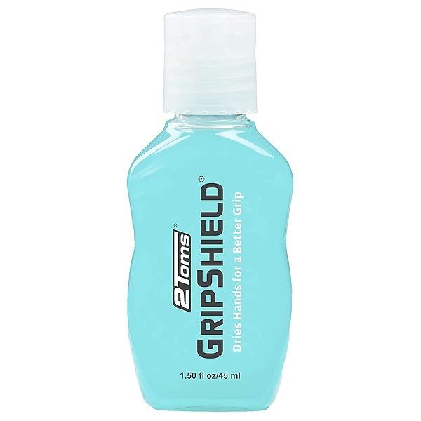 2Toms GripShield: Non-Sticky Dry Grip Solution for Tennis, Pickleball, Golf & More - 1.5 oz Bottle