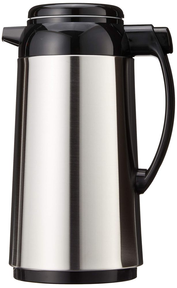 Zojirushi 1.0L Premium Thermal Carafe - Brushed Stainless Steel for Hot & Cold Beverages