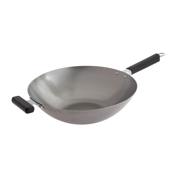 JOYCE CHEN 14-Inch Carbon Steel Wok: Professional Series with Phenolic Handles for Perfect Stir-Frying