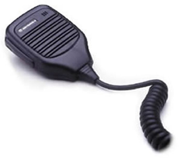 Motorola 53724 Remote Speaker Microphone (Black) - High-Quality Audio Accessory for Clear Communication