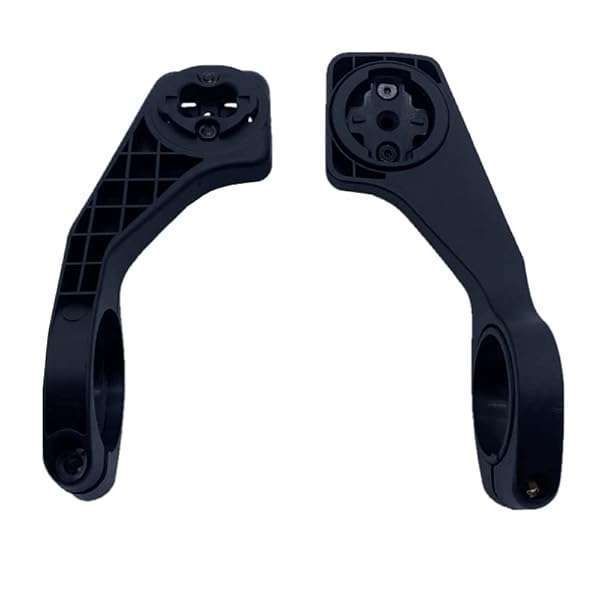 360 Degree Rotating Garmin Bike Mount Attached to Out Front Stem Handlebar for Edge Varia iGPSPORT XOSS Magene Blackbird