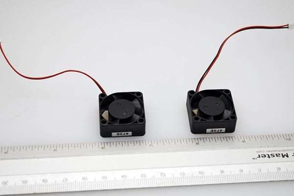 3F 2X GDT Mini Cooler 12V 2-Pin 2510 DC Cooling Fan - Compact Brushless C7 for Efficient Cooling