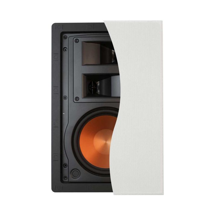 Klipsch R-5650-S II In-Wall Speaker - Premium Black Audio Quality for Home Theater