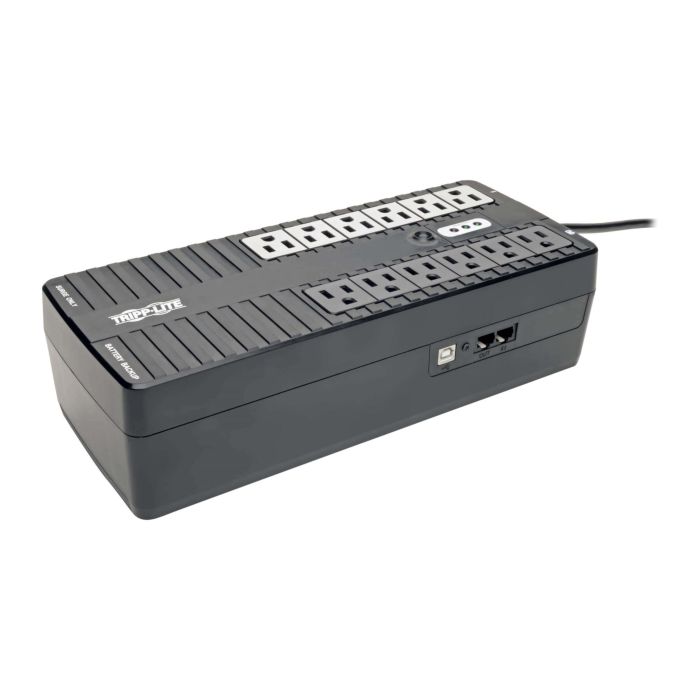 Tripp Lite 750VA UPS Battery Backup: 12 Outlets, Surge Protection & USB Monitoring for Home & Office