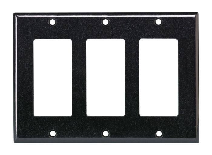 Leviton 004-80411-00E Triple Gang Wall Plate - Durable, Stylish & Easy to Install