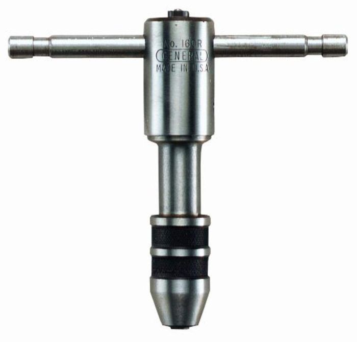 General Tools 160R Reversible Tap Wrench for Taps #0 to #8 - Precision Tool for DIY & Professionals