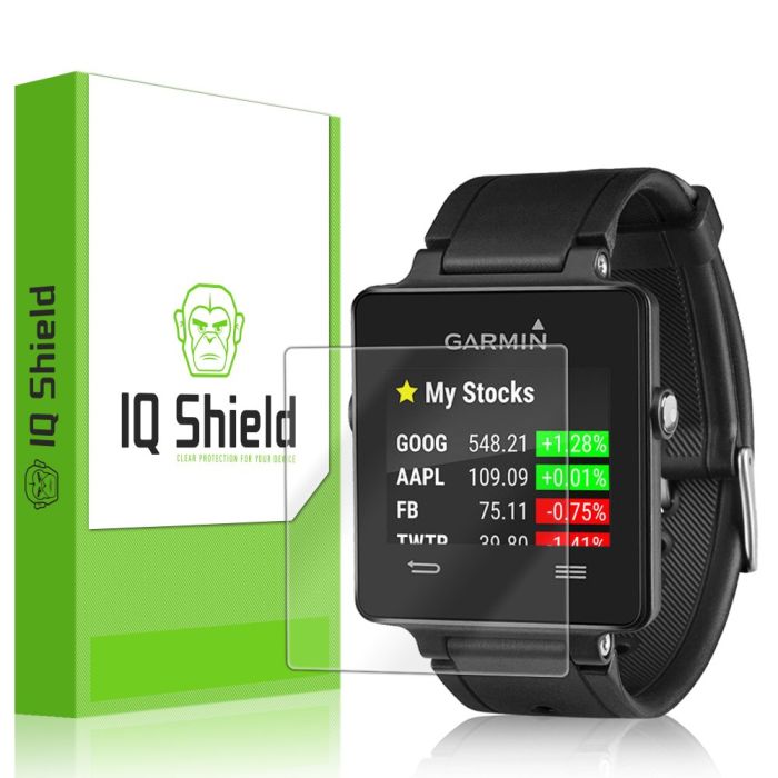 IQShield 6-Pack Screen Protector for Garmin Vivoactive (2015) - Anti-Bubble Clear TPU Film