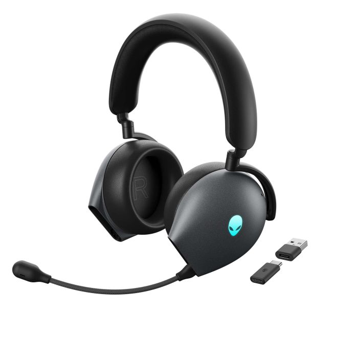 Alienware AW920H Wireless Gaming Headset: Dolby Atmos, AI Noise-Cancelling, USB-C - Dark Side of the Moon