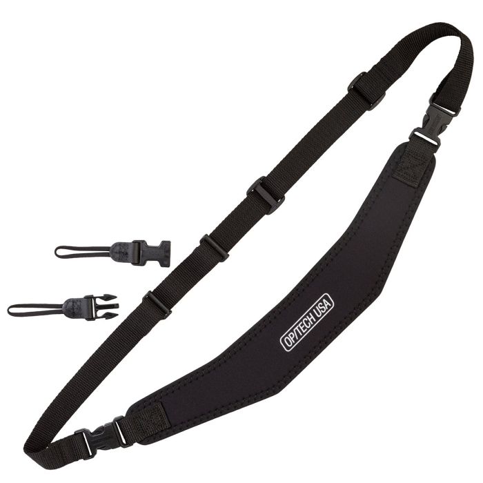 OP/TECH USA Padded Camera Sling Strap for Canon, Nikon, Sony & More - Quick Disconnects & Control-Stretch System