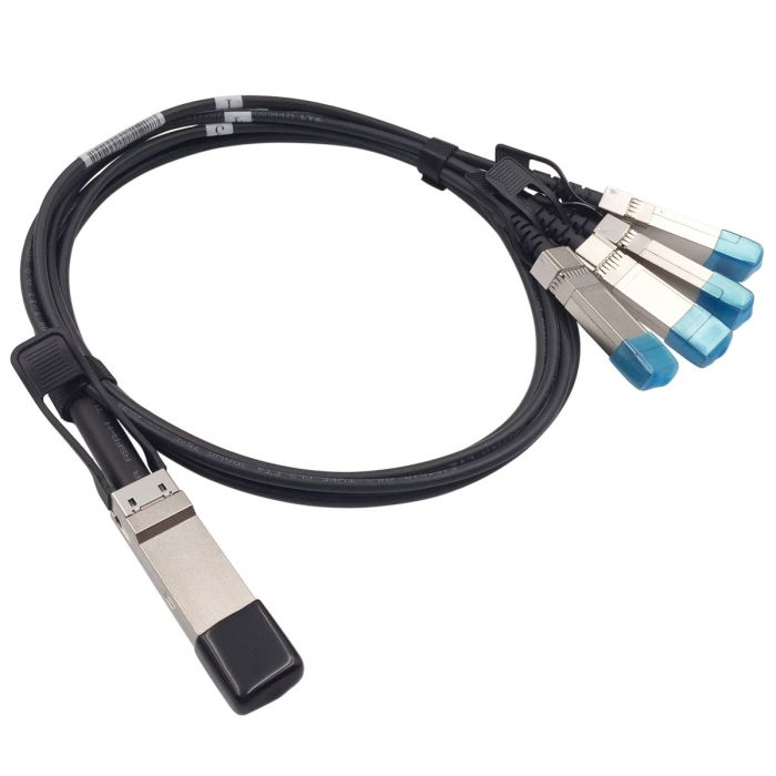 Wiitek 1M QSFP+ to 4 SFP+ DAC Breakout Cable - 40G Direct Attach Copper for Cisco, Ubiquiti, Mellanox & More