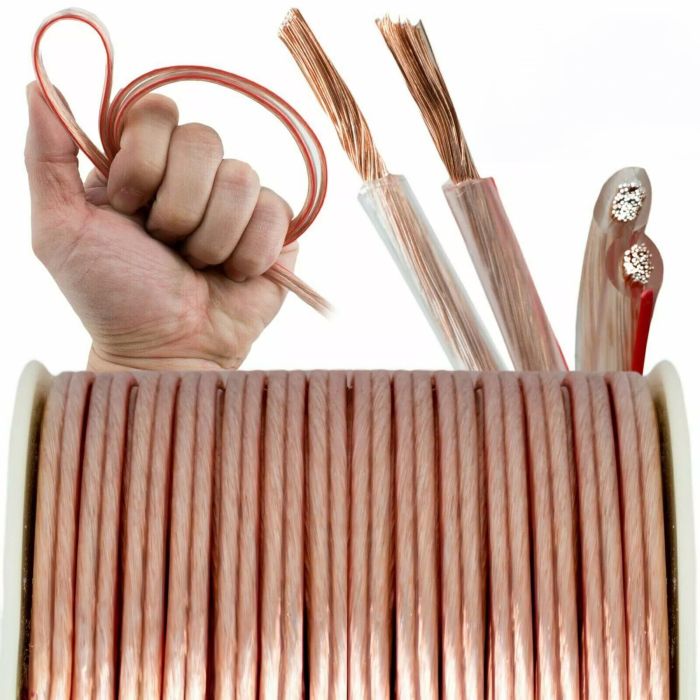 Buy Audiotek AT-SPW10GA/50RG 10 Gauge Speaker Wire - 50 Feet for Car Audio | High-Quality Vehicle Wiring