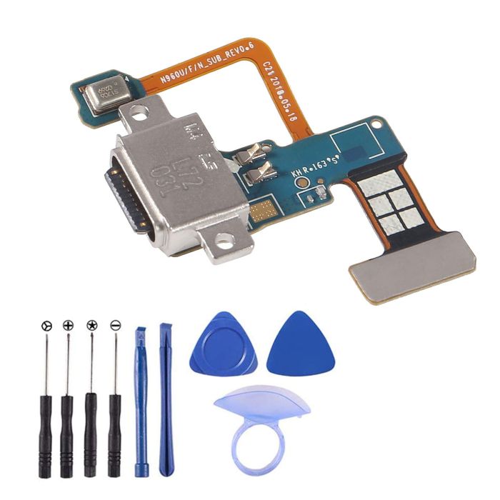 USB Charger Port Flex Cable Replacement for Samsung Galaxy Note 9 N960U/N960F + Tools - Fast Shipping!