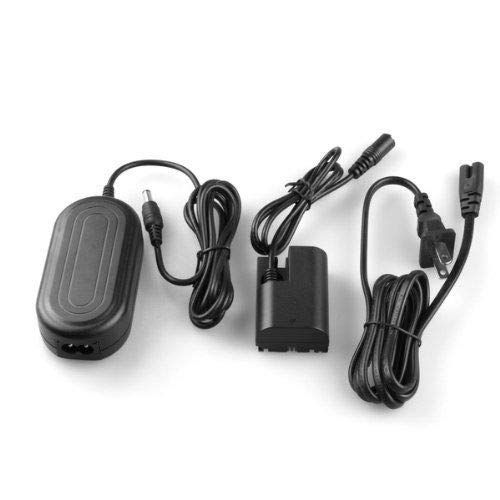 FocusFoto ACK-E6 AC Power Adapter Kit for Canon EOS R, 80D, 70D, 6D, 7D & More - Reliable Power Solution