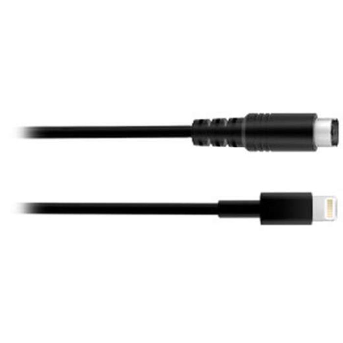 IK Multimedia iRig Keys Lightning Cable - High-Quality Black Accessory for Musicians