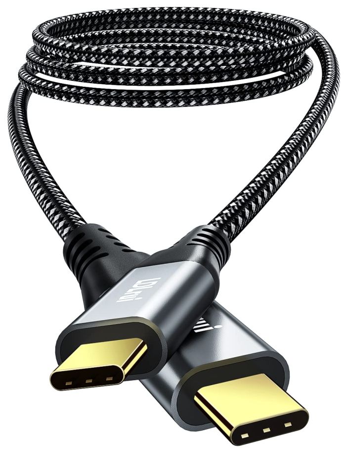 USB C to USB C Monitor Cable 2-Pack 6FT - 4K 60Hz, 100W Fast Charging, 10Gbps Data Sync for ASUS, LG, Samsung & More