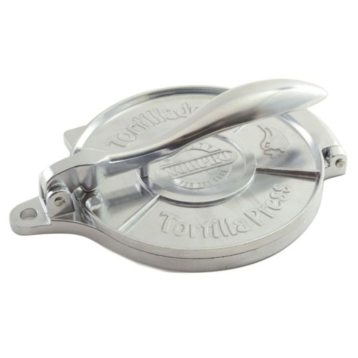 Norpro 8-Inch Silver Tortilla Press: Perfect for Homemade Tortillas & Authentic Mexican Cuisine