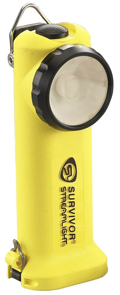 Streamlight 90513 Survivor: 175-Lumen Rechargeable Firefighter Flashlight with AC/DC Charging - Safety-Rated & Durable