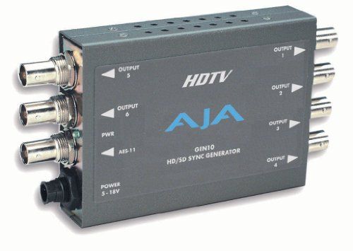 AJA GEN10 HD/SD Sync Generator - Reliable Timing Solution for Broadcast & Production