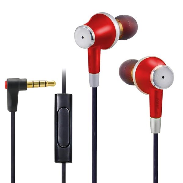 ALTEAM Wired In-Ear Headphones: Noise Isolating, Powerful Bass, Lightweight Design for iOS & Android - Perfect for Music Lovers!