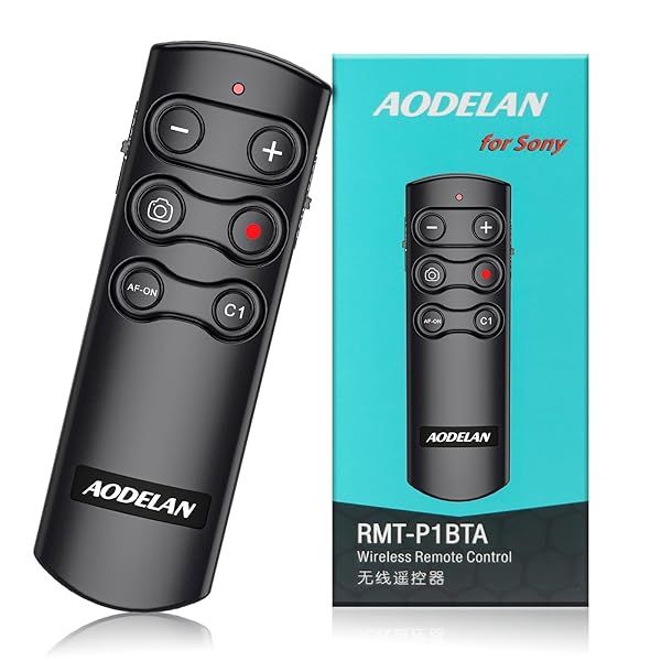 AODELAN Wireless Remote Shutter Release for Sony Cameras: ZV-E10, FX3, A7 Series & More - Replaces RMT-P1BT