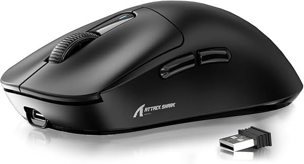 ATTACK SHARK X3 Wireless Gaming Mouse: 26K DPI, 200h Battery, Ergonomic Design for PC/Mac - Ultimate Gaming Accessory