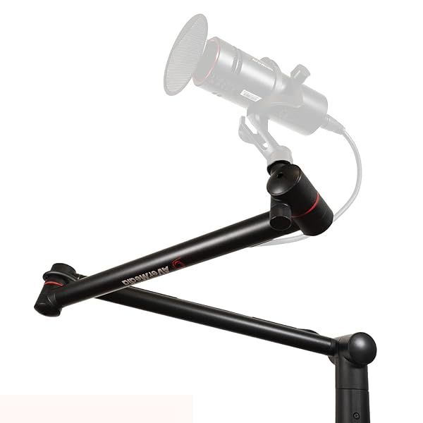 AVerMedia BA311 Live Streamer Arm: Adjustable Boom Arm & Mic Stand for Podcasting & Streaming