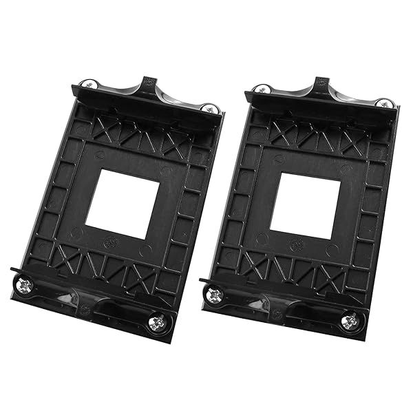 AXLIZER AM4 Mounting Bracket Set for CPU Coolers - Compatible with AMD B350, X370, A320, X470 - Durable Black Design