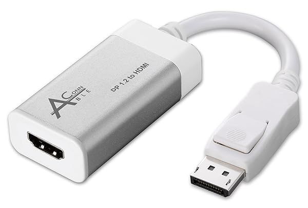 Buy Ableconn DP2HD4K0A Aluminum DisplayPort to HDMI 4K Adapter - 3840x2160@30Hz for Ultra HD Display