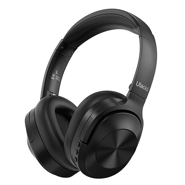 Top Active Noise Cancelling Wireless Headphones: 40H Playtime, Built-in Mic & 3D Bass - Fast Charge!
