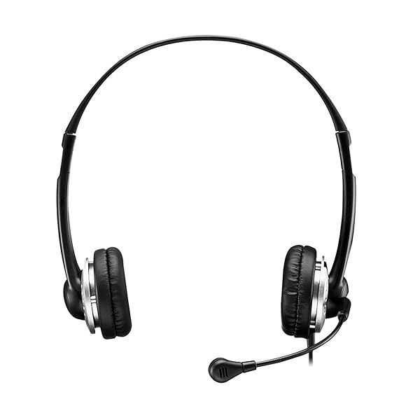 Adesso Xtream P2 USB Wired Headset: Noise-Canceling Microphone & Binaural Comfort for Clear Audio