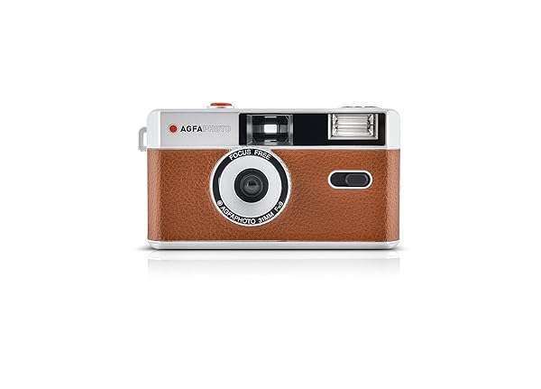 Agfa AG603002 35mm Analog Photo Camera in Brown - Capture Timeless Moments
