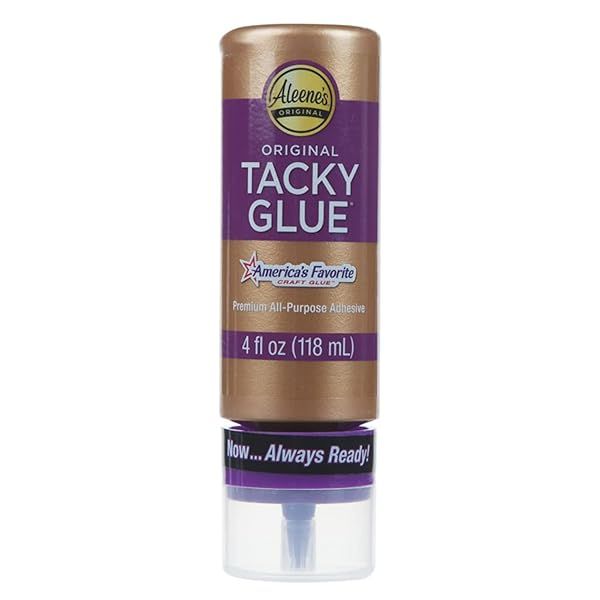 Aleene's Always Ready Tacky Glue 4 oz - Original Craft Adhesive for Quick Bonding & DIY Projects