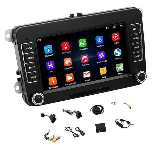 VW Passat B6/B7 & Golf 7-Inch Android Car Stereo: Bluetooth, GPS, Mirror Link, WiFi, AM/FM Radio