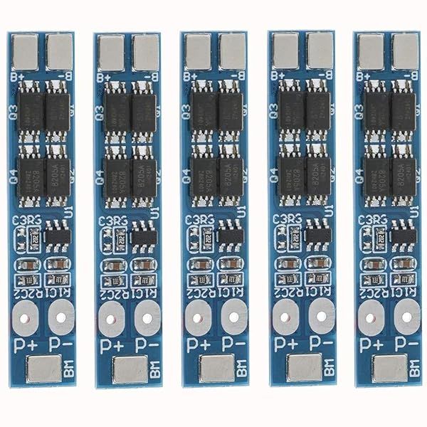 Anmbest 5PCS 2S 7.4V 8A BMS Protection Board for 18650 Li-ion Battery Charger