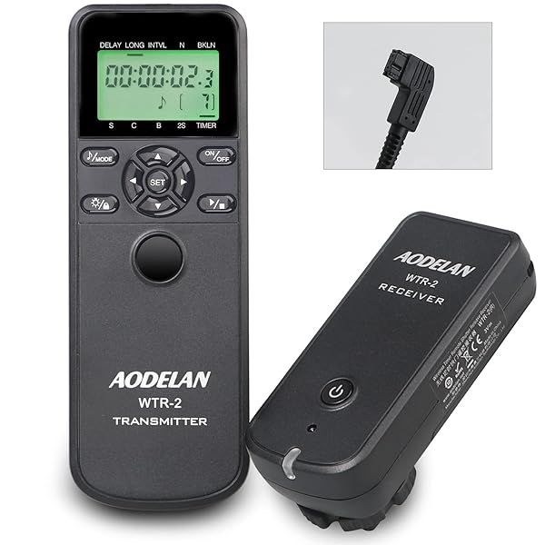 Aodelan Wireless Remote & Wired Timer for Sony Cameras: a99M2, a77M2, a900 & More