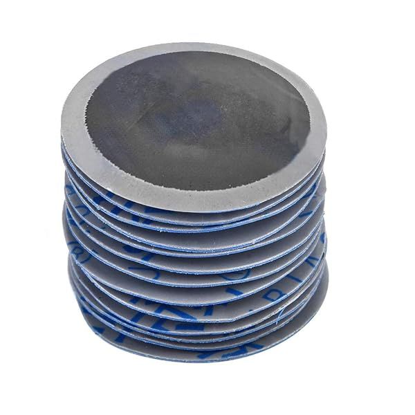 Aramox 200Pcs Tire Repair Patch - 32mm Round Rubber Tubeless Puncture Fix for Cars
