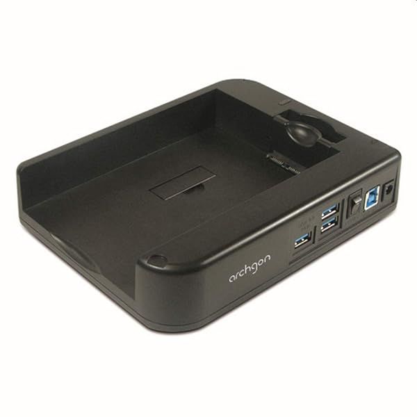 Archgon MH-3507HUB-U3A: Fast USB 3.0 Hard Drive Docking Station & 3-Port Hub with UASP & SATA III 6.0 Gbps Speed