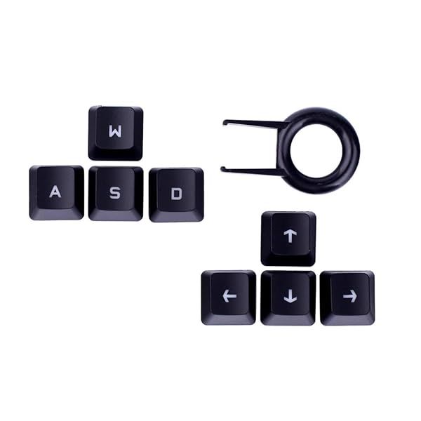 Replacement Arrow Keycaps for Logitech G810 G413 G310 G910 G613 - Black Romer G Up Down Left Right Keys