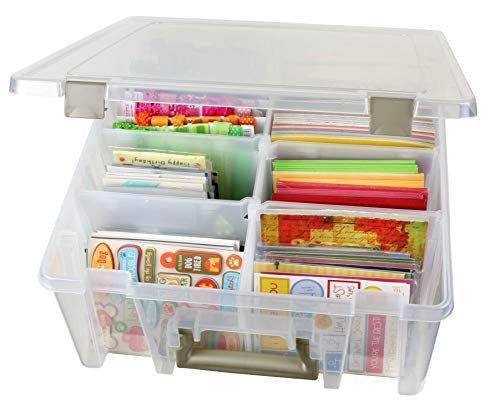 ArtBin Super Satchel Double Deep Box: 8 Removable Compartments for Ultimate Craft Storage