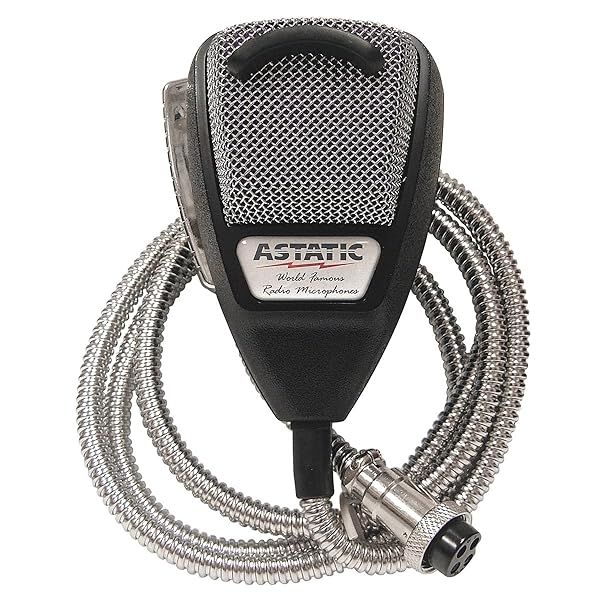 Buy Astatic 636LSE 4-Pin Noise Canceling CB Microphone (302-10001SE) - XLR, Silver | High-Quality Audio Performance